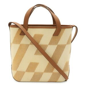 HERMES H Ambier 27 PM Tote Bag, Handbag, Shoulder Toile Canvas, Veau Swift, E...